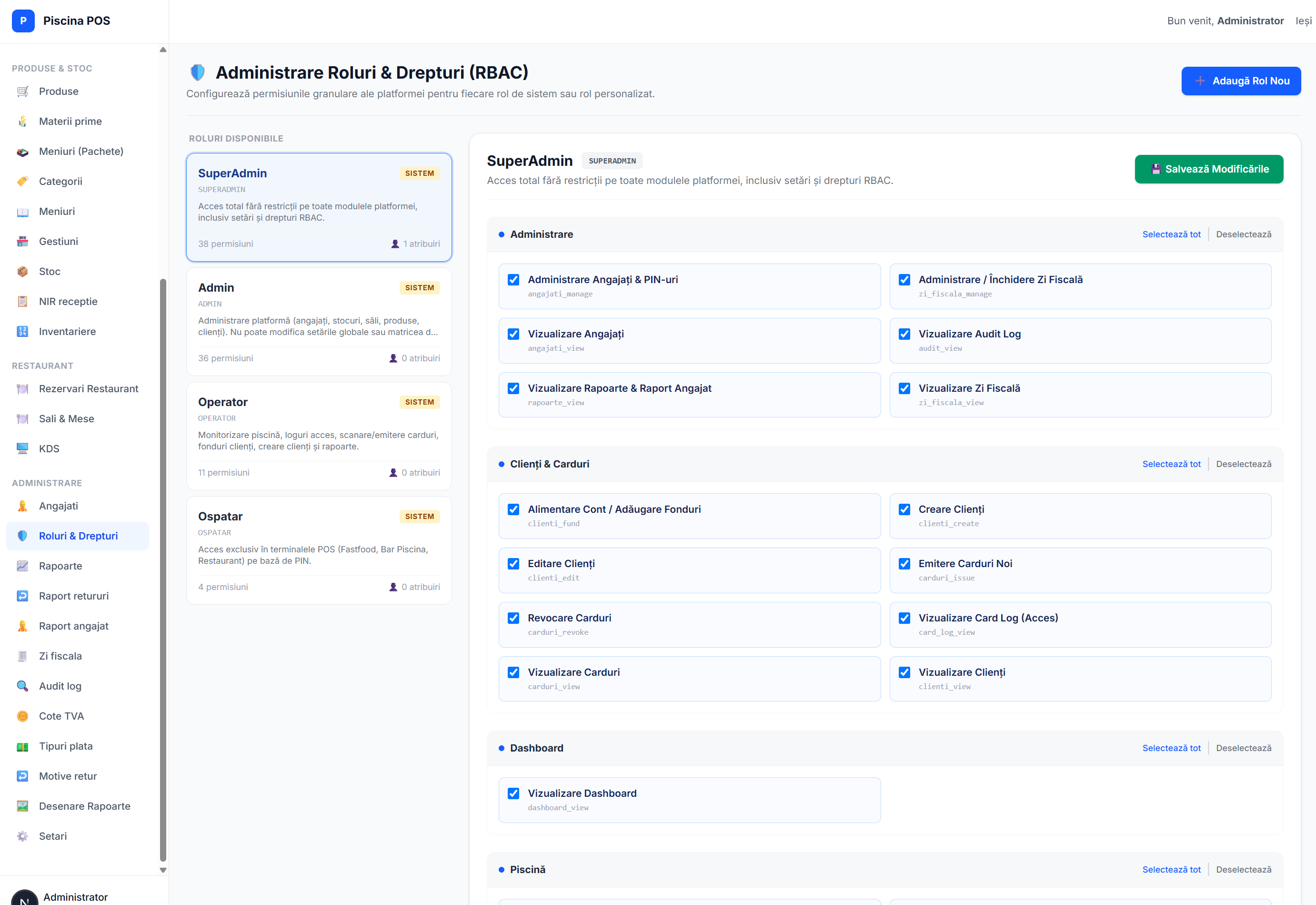 Granular Role-Based Permissions (RBAC)