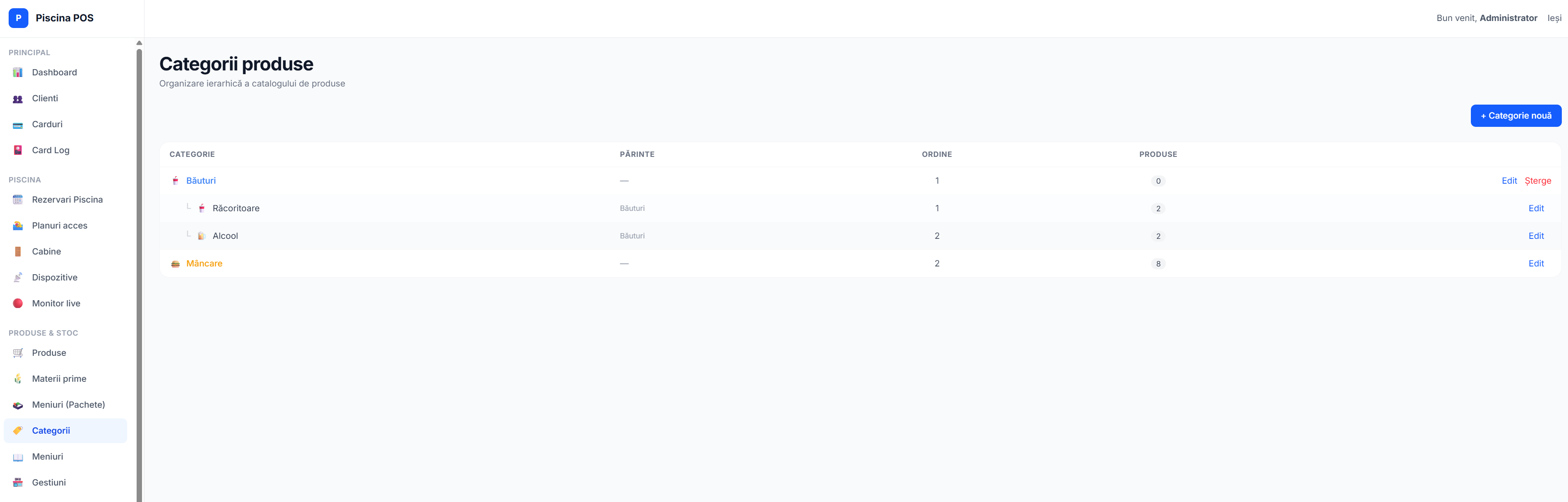 Hierarchical Product Categories