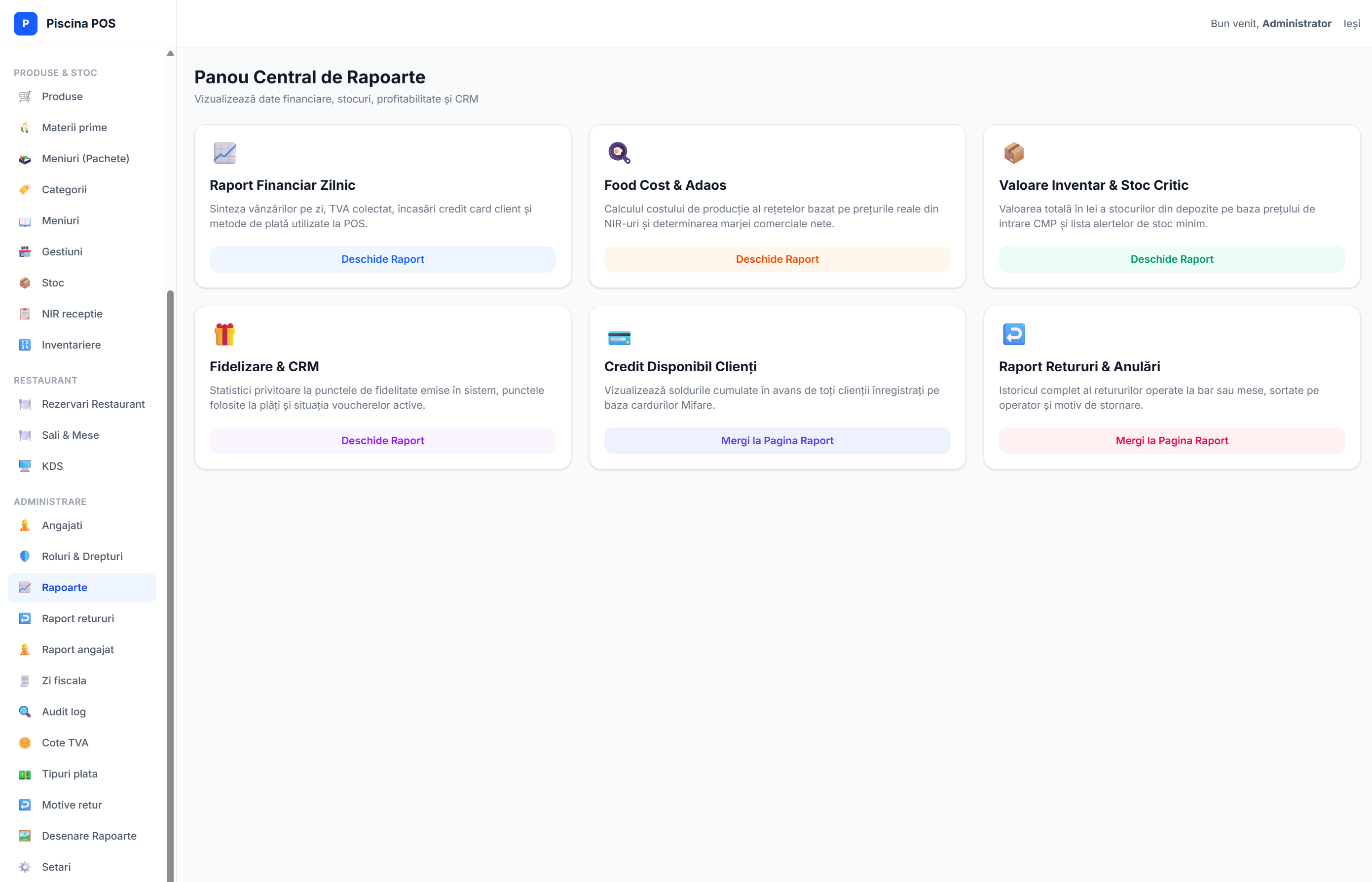 Central Business Reports Hub